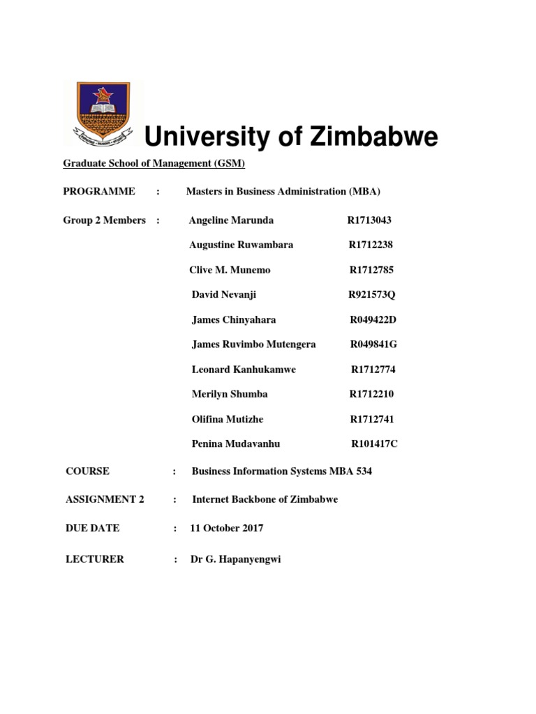 Zimbabwe's Internet Backbone Overview | PDF | Internet Of Things | Internet
