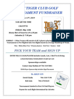 Golf Tournament Flyer - 2019