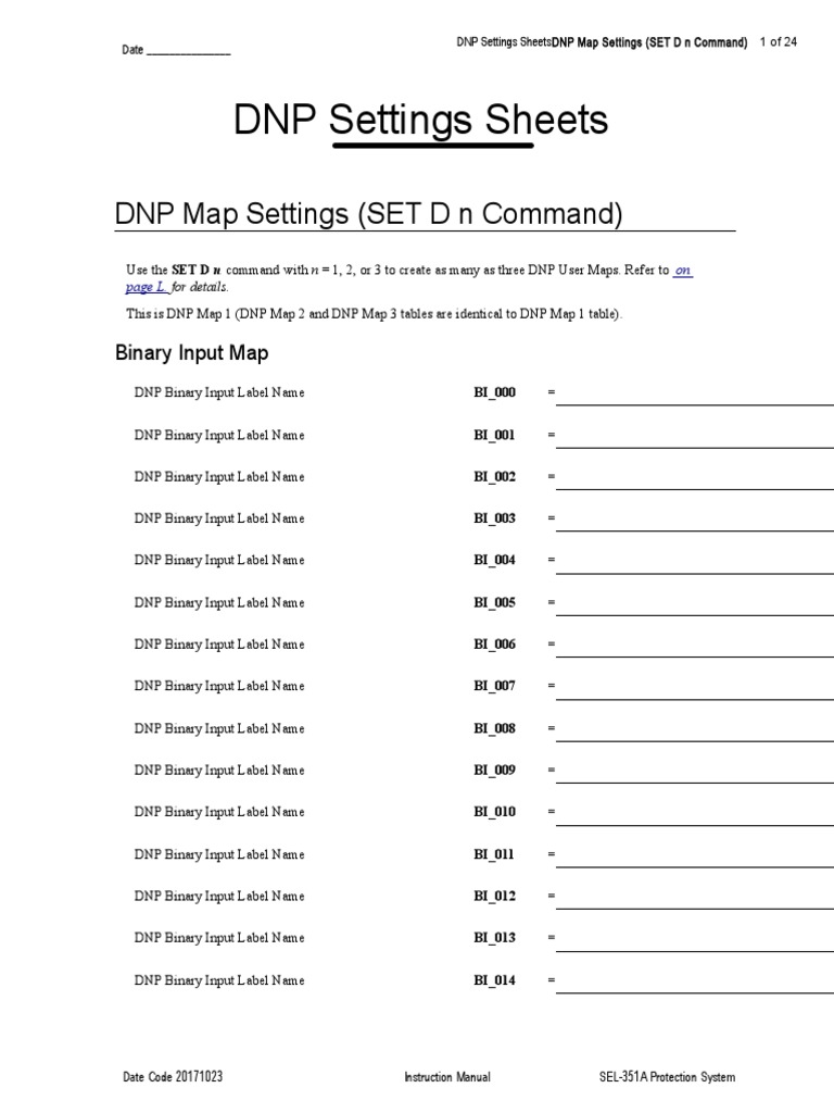 DNP Map Settings Instruction Manual | PDF | Computer Engineering ...