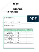 5to Grado - Bloque 3