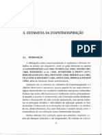 Estimativa da evapotranspiração - Métodos empíricos