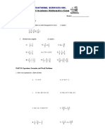 Maths Question Papers