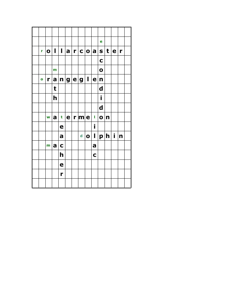 Crossword Clues and Answers Guide | PDF | Puzzles | Word Puzzles