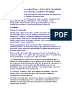 Análisis de Un Caso Según El Marco Teórico de La Capacitación