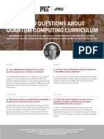 Ten - Questions-1 Quamtum Computing PDF