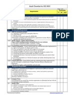 ISO 9001 Checklist PDF