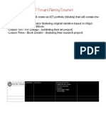 ICT Forward Planning Document: Final Product