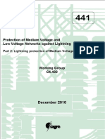 Protection of Medium Voltage and Low Voltage Networks Against Lightning