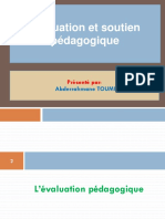 Evaluation Et Soutien Pédagogique: Abderrahmane TOUMI