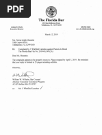 Letter From Bar Counsel to Senior Asst. AG Leigh Mussetto
