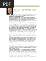 Descanso Para Vossa Alma