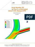 Tutorial 20 Abaqus CFD Bifurcation