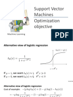 Support Vector Machines Optimization Objective: Machine Learning