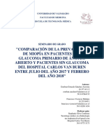 Comparacion Prevalencia Miopia en Pacientes Con GPAA Vs Sin GPAA