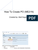 Create Po Me21n