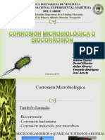 Biocorrosion o Corrosion Microbiologica