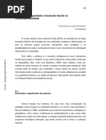 Pobreza, Desigualdade e Exclusão Social