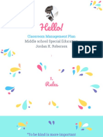 Hello!: Classroom Management Plan