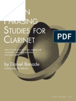 Phrasing Studies Clarinet