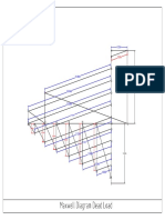 Dead Load Reaction Maxwell Diagram