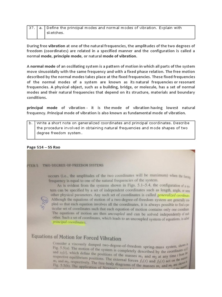 Understanding Normal Modes of Vibration | PDF