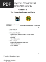 Managerial Economics & Business Strategy: The Production Process and Costs