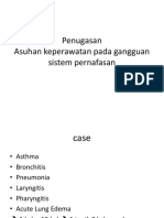 asuhan keperawatan pada gangguan sistem pernafasan