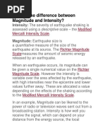 What Is The Difference Between Magnitude and Intensity