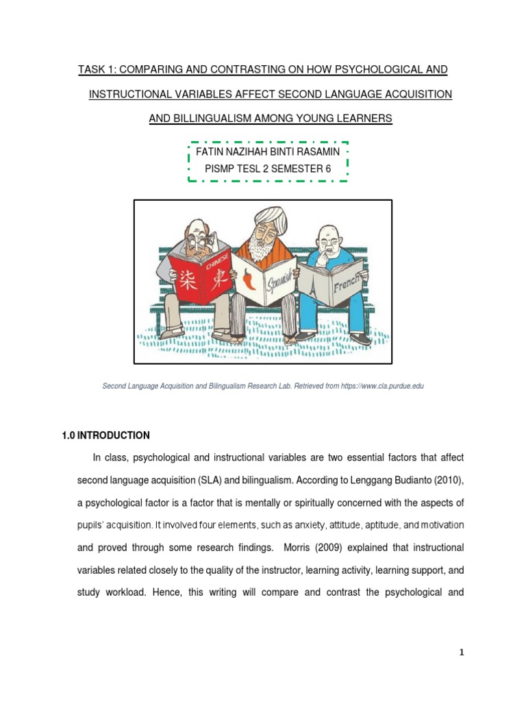 Comparing and Contrasting On How Psychological and Instructional