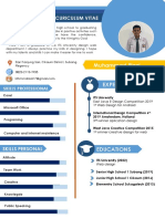 Muhammad Rizal: Curiculum Vitae