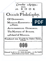 Henry Cornelius Agrippa His Fourth Book of Occult Philosophy PDF