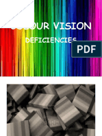 Colour Vision: Deficiencies
