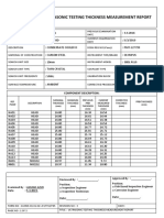 Ultrasonic Testing Thickness Measurement Report: Component Description