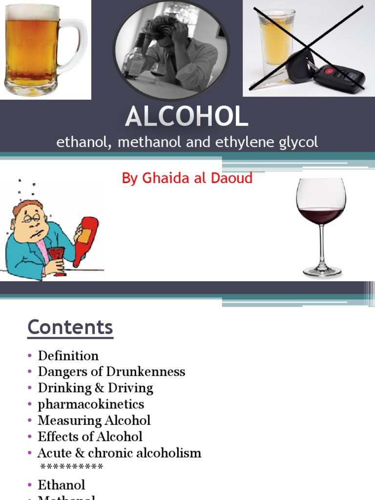 Alcohol Ethanol, Methanol and Ethylene Glycol Download Free PDF