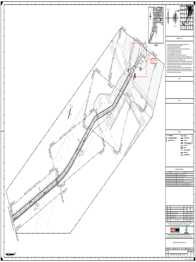 Traffic Layout Plan for RAPID Project | PDF