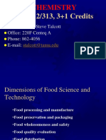 Food Chemistry Notes For Exam 1 2019