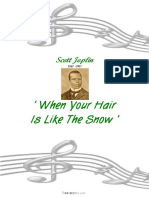 Joplin Scott When Your Hair Is Like The Snow 35108 PDF