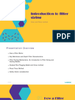 Introduction To Filter Sizing - NVI Training PDF