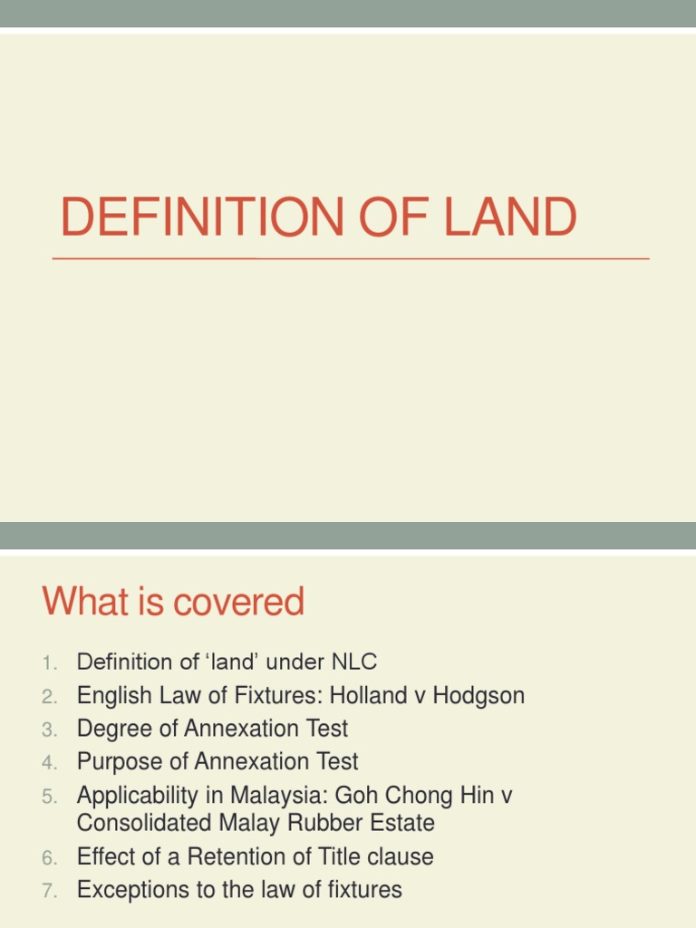 Definition Of Land Lease Private Law