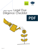 Legal Due Diligence Checklist