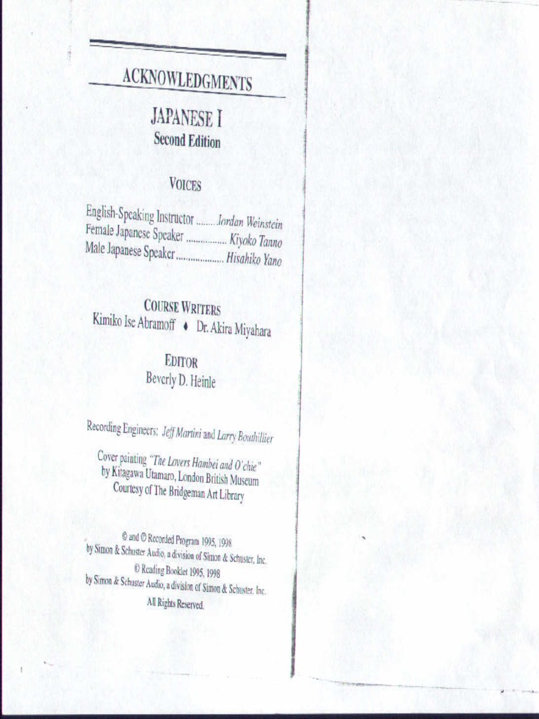 Pimsleur japanese i reading booklet pdf pdf