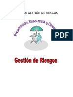 Plan de Gestion de Riesgos, Modelo