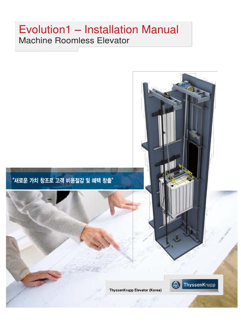 Thyssenkrupp Elevator Installation Guide | PDF | Elevator | Scaffolding