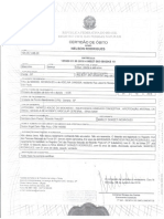 Certidão de Obito PDF