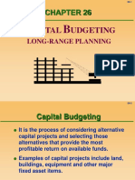 Apital Udgeting: Long-Range Planning