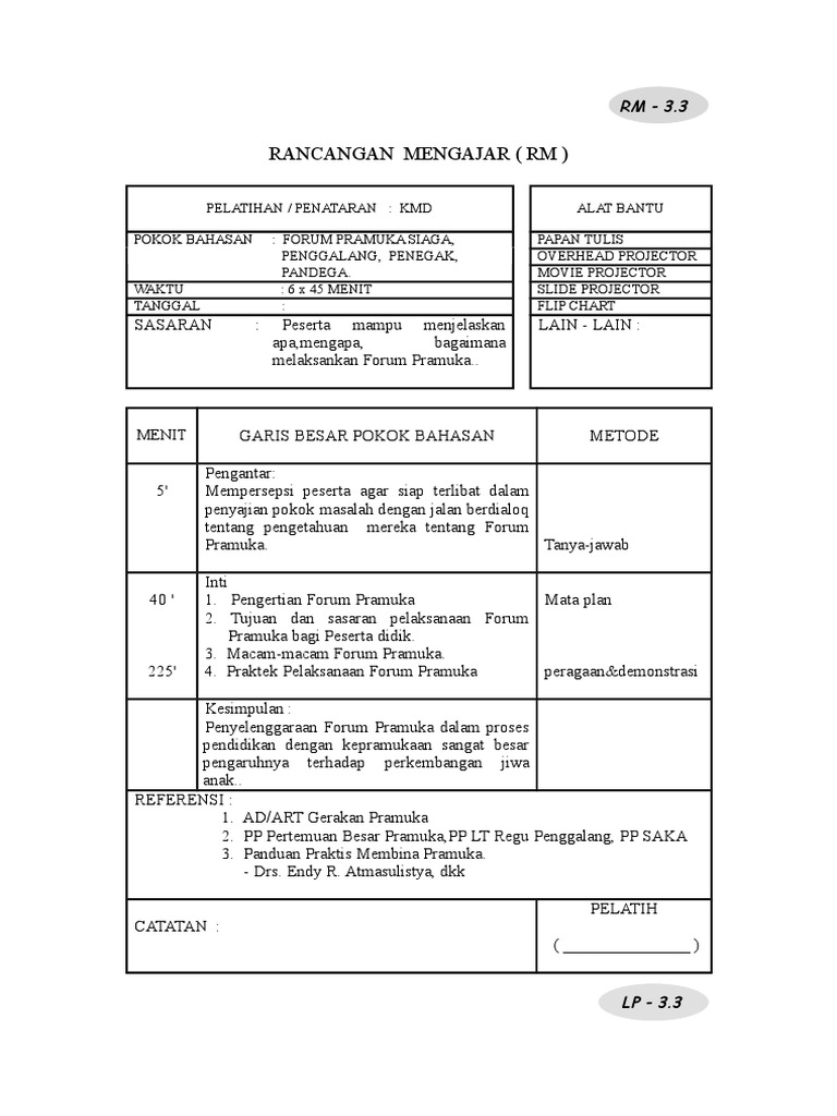 Dokumen Tips Forum Pramuka Siaga Penggalang Penegak Pandega