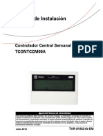Control Central Semanal CCM09 - Manual de Instalación (Español)