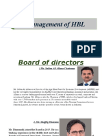 Management of HBL