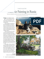 Plein Air Painting in Russia: Ulrich Gleiter