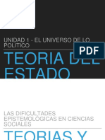 01 - Teoria Del Estado 2018 - Clase Unidad 01